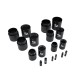 RJX 1pcs 5-50mm Aluminum Pipe Connector Carbon Tube Joint for Drone Quadcopter UAV