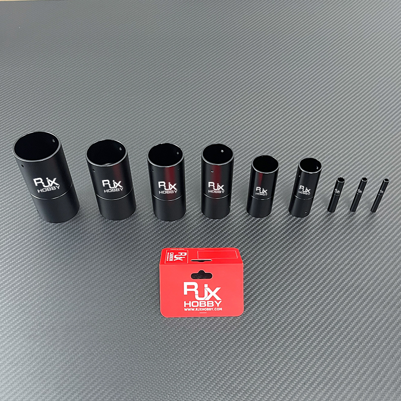 RJX 1pcs 5-50mm Aluminum Pipe Connector Carbon Tube Joint for Drone Quadcopter UAV