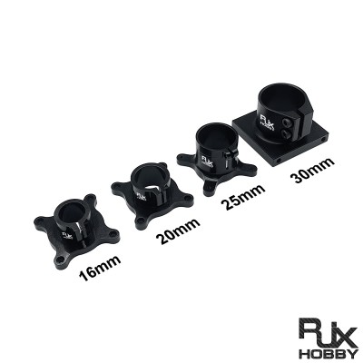 RJXHOBBY 1pcs 16 20 25 30mm Tripod Vertical Fixed Seat Landing Gear Fixture Mount Tube Support for RC Agriculture Plant UAV Drone