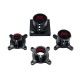 RJXHOBBY 1pcs 16 20 25 30mm Tripod Vertical Fixed Seat Landing Gear Fixture Mount Tube Support for RC Agriculture Plant UAV Drone