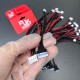 RJX 5Pcs 1S 2S 3S 4S 5S 6S 7S 8S 9S 22AWG Battery Balance Charger Silicone Cable Wire JST-XH Connector Balancer Cable
