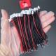 RJXHOBBY 5Pcs 10S 11S 12S 13S 14S 15S 16S 17S 22AWG Battery Balance Charger Silicone Cable Wire JST-XH Connector Balancer Cable