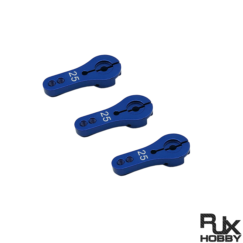 RJX 3pcs RC Car Aluminum Metal Servo Horn Arm 23T / 24T / 25T Servos Arms MG995R  MG996R MG945 For Futaba Spare Parts