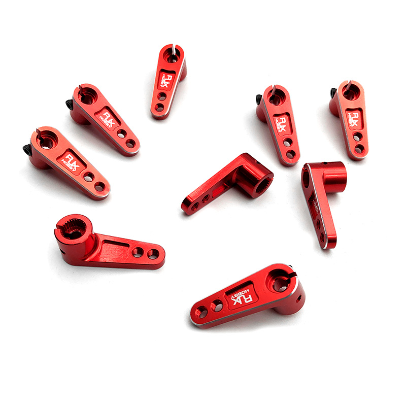 RJX 3pcs 25T Servo Horn Steering Arms For Traxxas TRX-4 TRX4 RC Crawler Truck Replacement