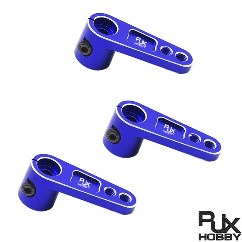 RJX 3pcs 25T Servo Horn Steering Arms For Traxxas TRX-4 TRX4 RC Crawler Truck Replacement