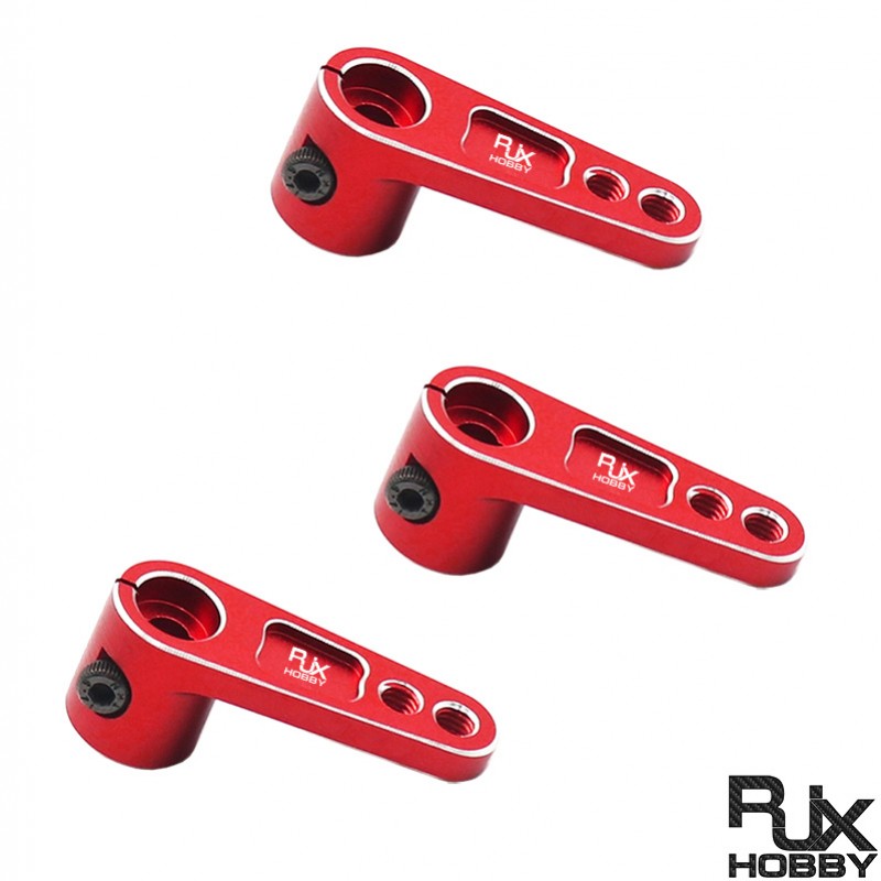 RJX 3pcs 25T Servo Horn Steering Arms For Traxxas TRX-4 TRX4 RC Crawler Truck Replacement