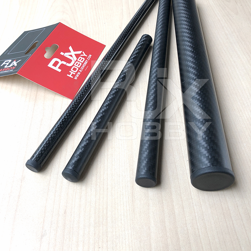 RJXHOBBY 10pcs Carbon Fiber Pipe Plug 8-98mm Pipe Plug Round Plug Waterproof and Dust-proof