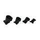 RJX 1PCS  D16/20/25/30mm Tripod Fixed Mount Landing Gear Carbon Tube Fixture Pince Fixing Mount Connector Joint for UAV