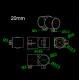 RJXHOBBY 1pcs Landing Gear Tee Tripod 16/18/20/20 to 16mm Carbon Fiber Tube Connector For Agriculture Drone UAV
