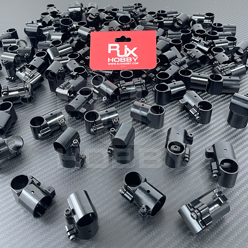 RJXHOBBY 1pcs Landing Gear Tee Tripod 16/18/20/20 to 16mm Carbon Fiber Tube Connector For Agriculture Drone UAV