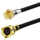 RJXHOBBY 2pcs 100mm MHF1 Female to IPX1 (IPEX1/UFL) Male RF Pigtail Cable 1.13MM Low-Loss Extension Cable
