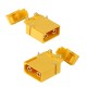 RJXHOBBY 5Pair XT90PW Male Female Horizontal Connector 4.5mm Brass Gold Banana Bullet Plug For RC Lipo Battery PCB Board Parts