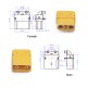 RJXHOBBY 5Pair XT90PW Male Female Horizontal Connector 4.5mm Brass Gold Banana Bullet Plug For RC Lipo Battery PCB Board Parts