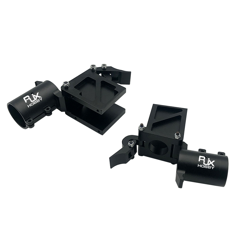 RJX 1pcs 6° Aluminum alloy folding down arm pipe joint 25mm 30mm for plant protection uav RC helicopter spareparts