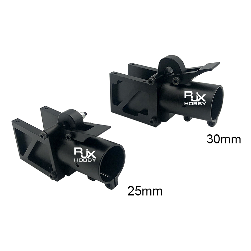 RJX 1pcs 6° Aluminum alloy folding down arm pipe joint 25mm 30mm for plant protection uav RC helicopter spareparts