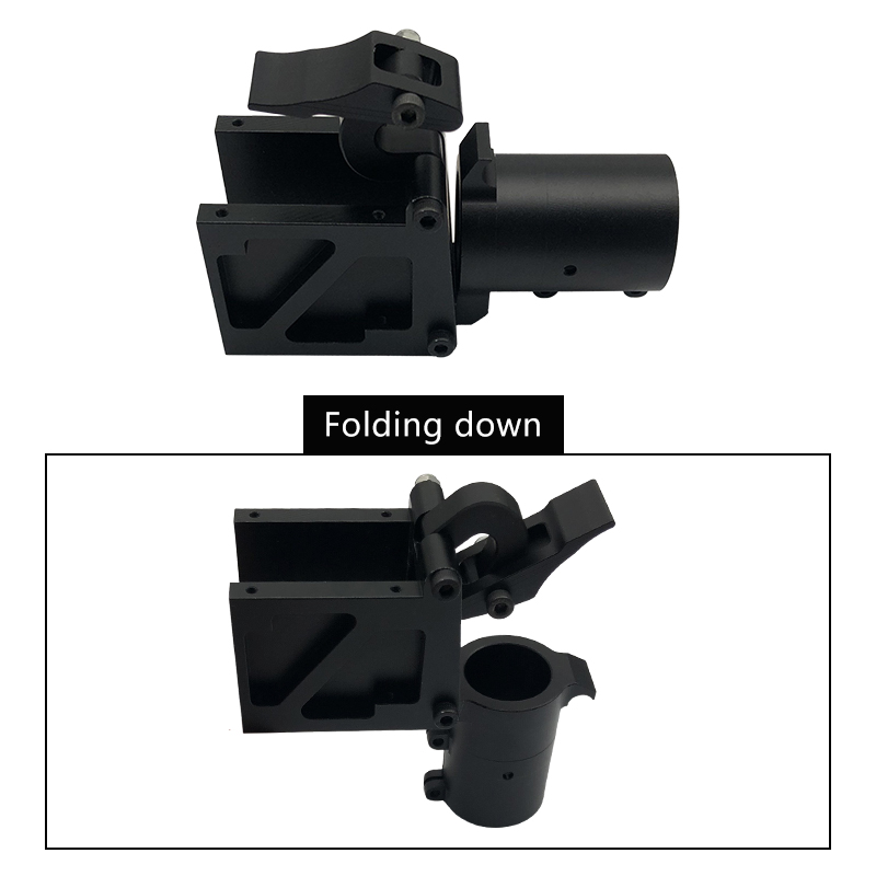 RJX 1pcs 6° Aluminum alloy folding down arm pipe joint 25mm 30mm for plant protection uav RC helicopter spareparts