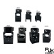 RJX 1pcs Aluminum alloy 25 30 35 40 45 50 60mm Center Plate Mount Holder for RC Multirotor Drone