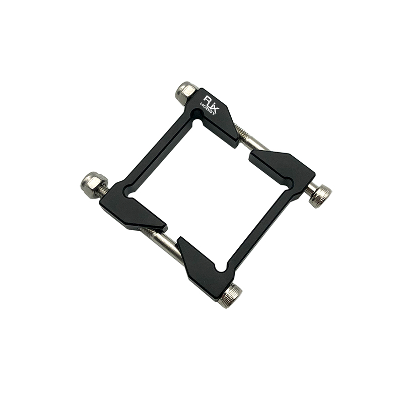 RJX Square Aluminum Tube Clamp for 25mm Square Carbon Fiber Tubes