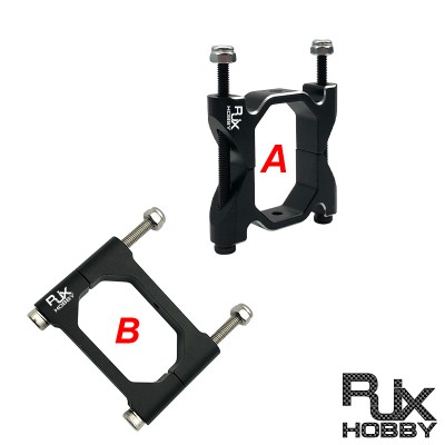 RJX Vertical Aluminum Tube Clamp for 20X30mm Octagon Carbon Fiber Tubes