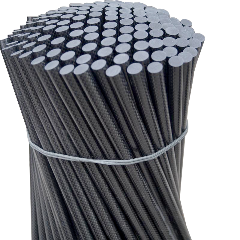 RJX 1pcs 3K Carbon Fiber Solid Rods Length 1000mm diameter 4-12mm