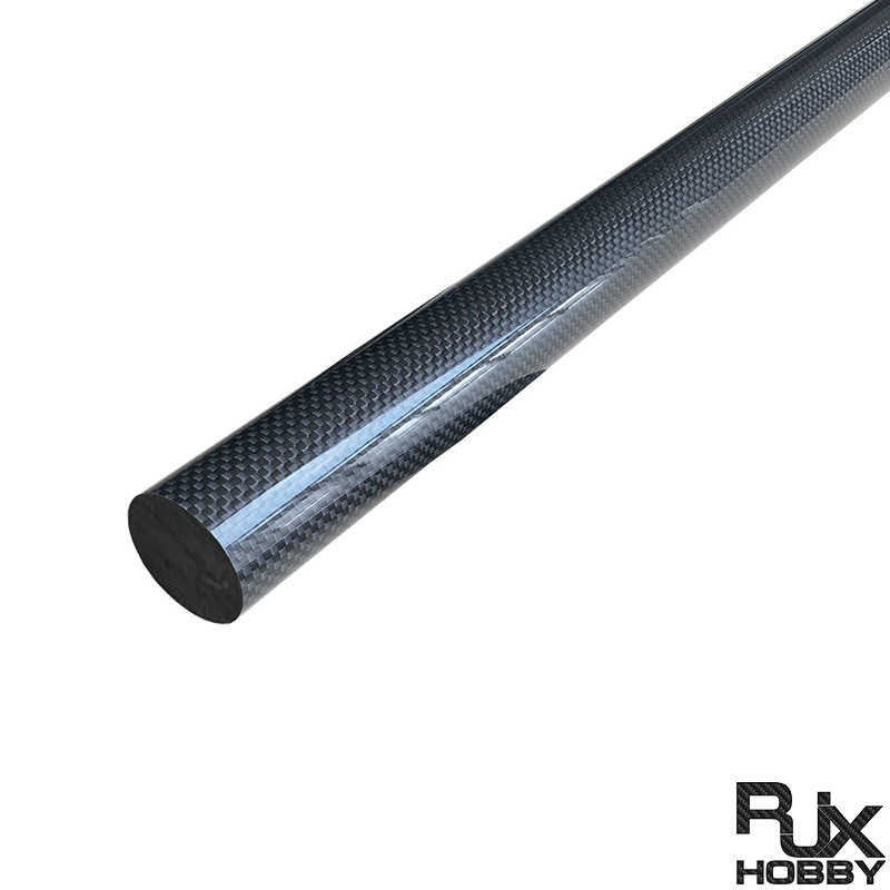 RJX 1pcs 3K Carbon Fiber Solid Rods Length 1000mm diameter 4-12mm