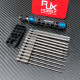 RJXHOBBY 12pcs 1/4Inch 6.35mm Torx Head Electric Screwdriver Bits Tip with handle T5 T6 T7 T8 T9 T10 T15 T20 T25 T27 T30 T40