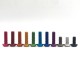 RJX 50pcs 7075 Alum M3*5/6/8/10/12/14/16 Allen round head screws