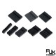 RJX 500pcs DuPont Rubber-shell 2.54mm Spacing DuPont-wire Plug Single Row 1P 2P 3P 4P 5P 6P 7P 8P 9P 10P 12P