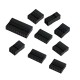 RJX 500pcs DuPont Rubber-shell 2.54mm Spacing DuPont-wire Plug Double Row  2P 3P 4P 5P 6P 7P 8P 9P 10P 