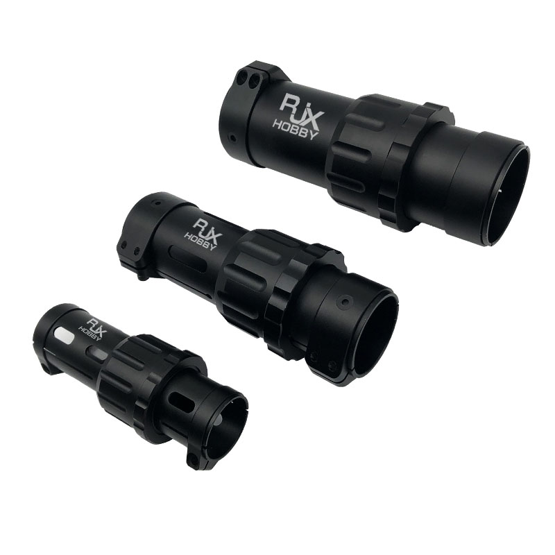 RJX 1PCS 30mm/40mm/50mm Folding Arm Carbon Tube Connector Clip Self-lock Folding Rack Parts for RC Agriculture UAV Drone