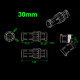 RJX 1PCS 30mm/40mm/50mm Folding Arm Carbon Tube Connector Clip Self-lock Folding Rack Parts for RC Agriculture UAV Drone