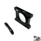 RJX 1pcs 40mm Alum step Pipe clamps for carbon fiber tube