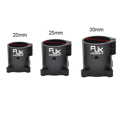 RJXHOBBY 1pcs 90° D16 20 25 30 35 40mm Landing Gear Vertical Mount Base Nozzle Connecting Rod Fixing Parts for RC UAV Drone