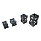 RJXHOBBY 1Sets 12/16/20/22/25/30mm 3K Carbon Fiber Tube Clamp + Motor Mount Fixture Clip Holder Bracket