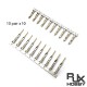 RJX Gold Plated JR / Hitec / Spektrum/Futaba Servo Connector Plugs Male / Female