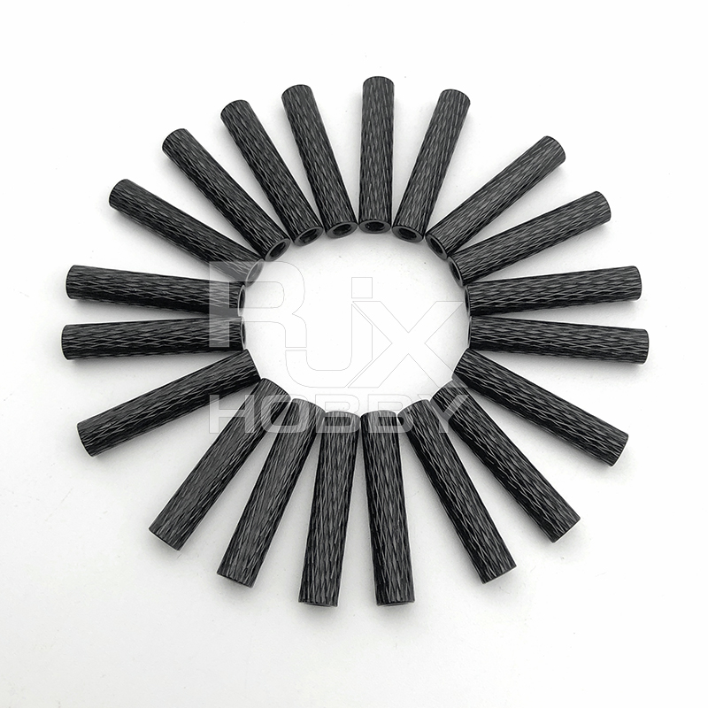 RJXHOBBY 50Pcs M2 Knurled Standoff Aluminum Alloy Anodized Spacer