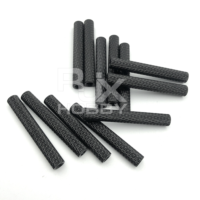 RJXHOBBY 50Pcs M2 Knurled Standoff Aluminum Alloy Anodized Spacer