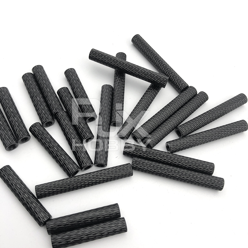 RJXHOBBY 50Pcs M2 Knurled Standoff Aluminum Alloy Anodized Spacer