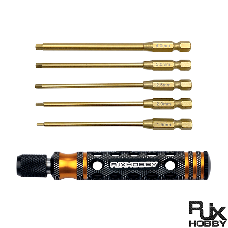 RJX 6.35mm 5 in1 Hex Screwdriver for RC Car helicopter FPV