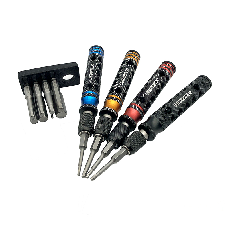 RJXHOBBY 12pcs 1/16"5/64"3/32"7/64"1/8"9/64"5/32"3/16"7/32"1/4"5/16" 3/8"Hex Shank Magnetic Hexagon Screwdriver