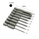 RJX 8pcs 1/4 Inch 6.35mm Length 50mm 1.5 / 2.0 / 2.5 / 3.0 / 4.0 / 4.5 / 5.0 /6.0mm Flat Head Screw driver 