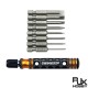 RJX 8pcs 1/4 Inch 6.35mm Length 50mm 1.5 / 2.0 / 2.5 / 3.0 / 4.0 / 4.5 / 5.0 /6.0mm Flat Head Screw driver 