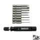 RJX 8pcs 1/4 Inch 6.35mm Length 50mm 1.5 / 2.0 / 2.5 / 3.0 / 4.0 / 4.5 / 5.0 /6.0mm Flat Head Screw driver 