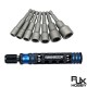 RJX 7pcs 1/4 Inch 6.35mm Length 65mm 6.0 / 7.0 / 8.0 / 9.0 / 10 / 12 / 14mm Nut Drivers