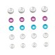 RJXHOBBY 10pcs Aluminum Alloy Washers Gasket finsh cap  for M2 M2.5 M3  Round and Hex Head Caps Screws
