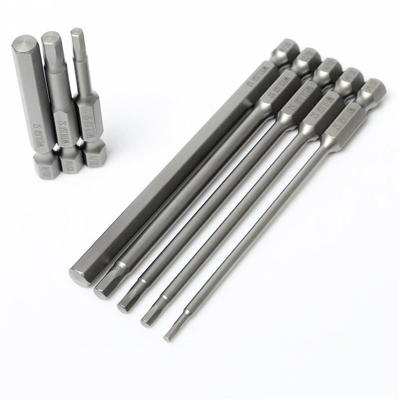 RJXHOBBY 12pcs 1/16"5/64"3/32"7/64"1/8"9/64"5/32"3/16"7/32"1/4"5/16" 3/8"Hex Shank Magnetic Hexagon Screwdriver