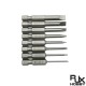 RJX 1/4 Inch 6.35mm 8pcs 1.5 / 2.0 / 2.5 / 3.0 / 4.0 / 4.5 / 5.0 /6.0mm Flat Head Screw driver