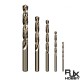 RJX 2pcs 6.5-10mm M35 cobalt-bearing twist drill metal plate drill bit high speed steel material twist drill metal open hole