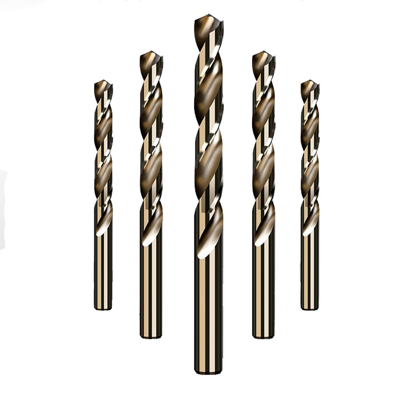 RJX 2pcs 6.5-10mm M35 cobalt-bearing twist drill metal plate drill bit high speed steel material twist drill metal open hole