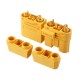RJX 1Pair Amass AS120 Plug Lithium Battery Male Female Connector Plug with Resistance for RC Drone FPV Racing Multirotor Parts